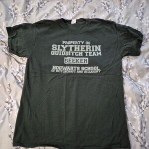 Slytherin Quidditch Team Seeker Tee - Forest Green
